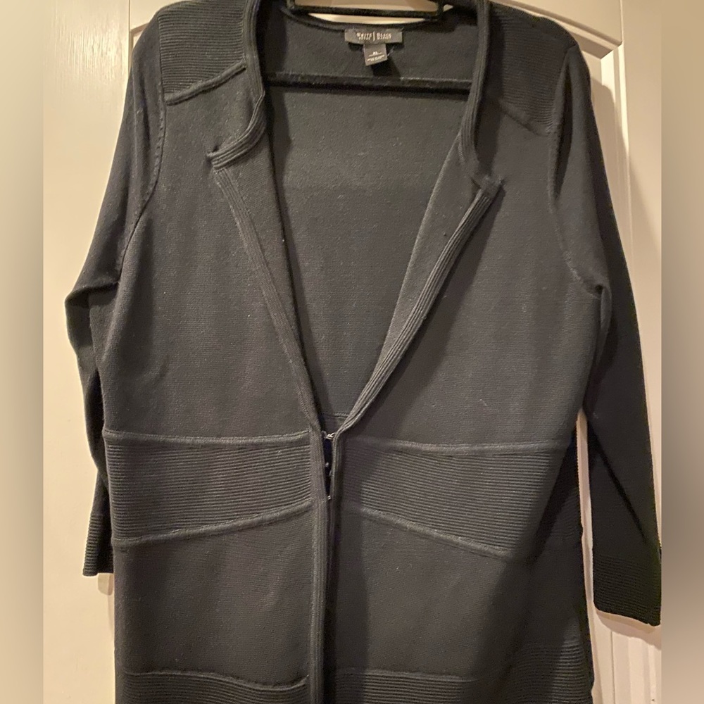 Black sweater jacket